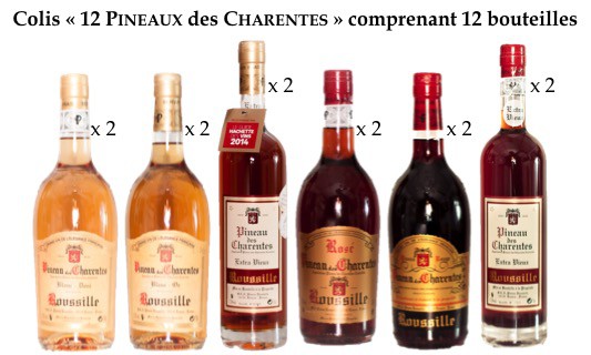Colis "12 Pineaux des Charentes"