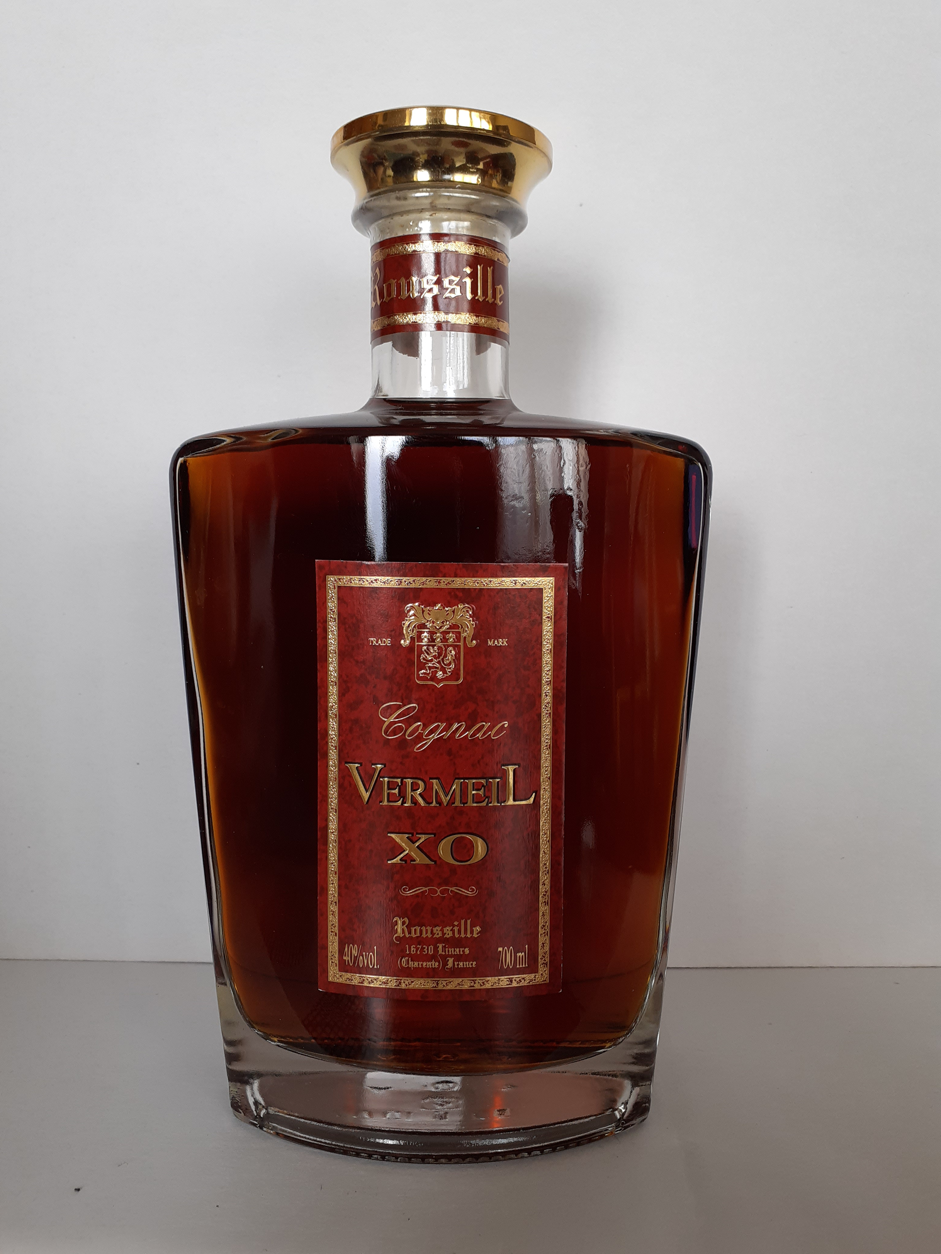 Cognac XO Vermeil Carafe 70 cl